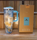 Stanley Printed Marble Tumbler 1200ml – Large Durable Drink Cup | Blue