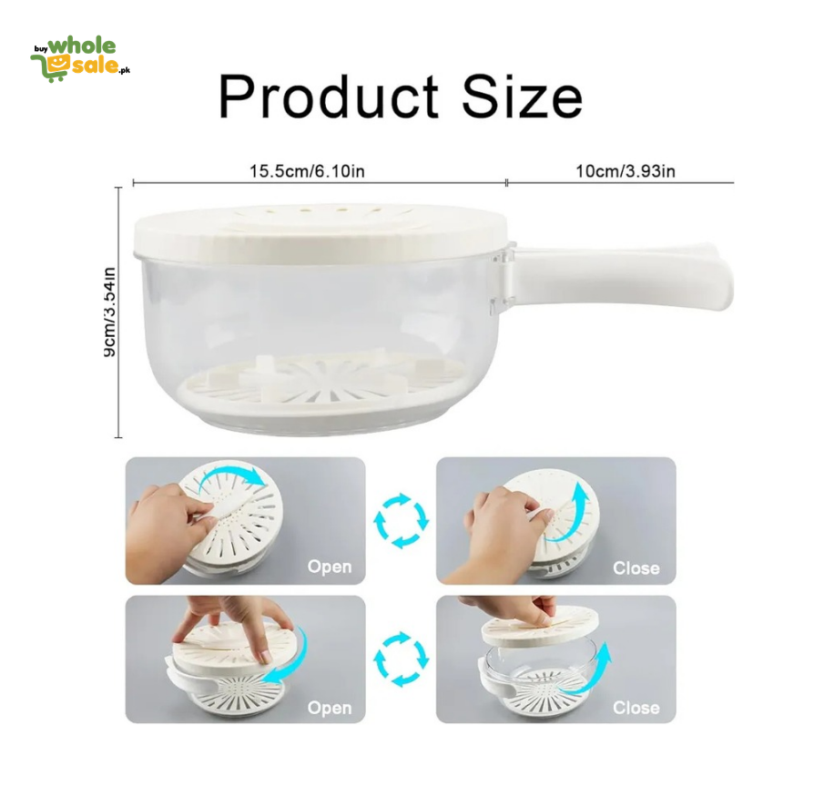 3-in-1 Fruit and Vegetable Washing & Draining Basket.