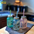 Plastic Mason Jar Tumbler