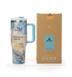 Stanley Printed Marble Tumbler 1200ml – Large Durable Drink Cup | Blue