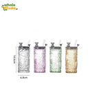 Diamond-Patterned Glass Tumbler 400 ml