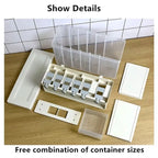 Rice Dispenser Storage Container - 10 KG (6 Grids) Large Capacity Airtight Food Storage Box - Food Storage Dispenser - Food Storage Container - Kitchen Organizer - Wall Mounted Gain Dispenser
Rice Dispenser Storage Container - 10 KG (6 Grids) Large Capaci