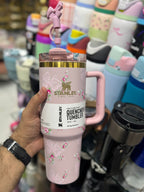 🌸 Stanley Quencher H2.0 Tumbler – Floral Butterfly Edition 🦋