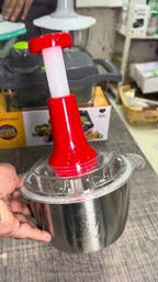 🥕 2.0 Litre Premium Quality Meat & Vegetable Push Chopper stainless steel Bowl