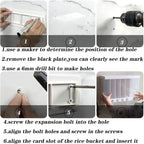 Rice Dispenser Storage Container - 10 KG (6 Grids) Large Capacity Airtight Food Storage Box - Food Storage Dispenser - Food Storage Container - Kitchen Organizer - Wall Mounted Gain Dispenser
Rice Dispenser Storage Container - 10 KG (6 Grids) Large Capaci