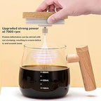 Self Stirring Coffee Mug, Glass Electric High Speed Mixing Cup, Automatic Mixing Mug Rotating, 400ml Battery Powered Stirring Cup to Stir Coffee/Milk/Protein Powder at Desk