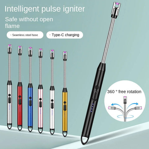 🔥 USB Rechargeable Electric Lighter (Flexible Neck)