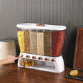 Beans Grain Sealed Storage Box Kitchen Storage Food Containers Rice Bucket Cereal Dispenser 12 KG