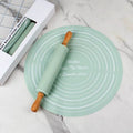 Non-Stick Silicone Dough Rolling Mat with Rolling Pin